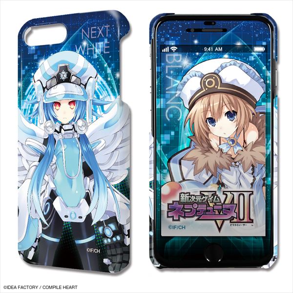 『新次元ゲイム ネプテューヌVII』デザジャケット iPhone 8 Plus/7 Plus/6 Plus/6s Plusケース&保護シート デザイン03(ブラン)